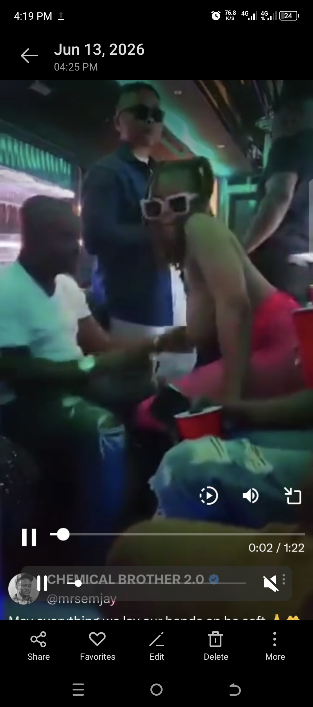 Lady Sparks Reactions After Being Seen Topless at Club as Men Grope Her